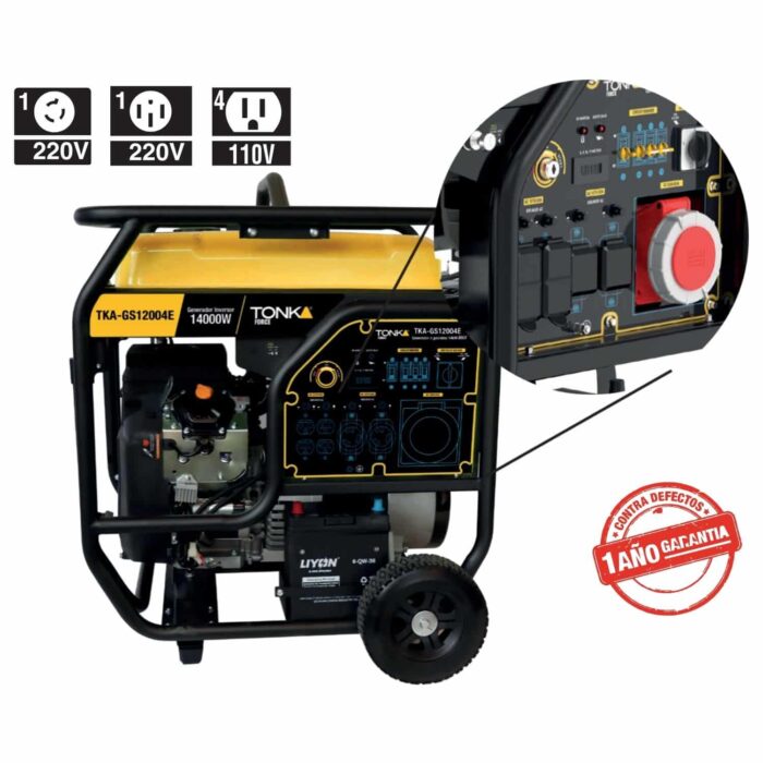 Generador de luz a gasolina TKA-GS12004E 12kw