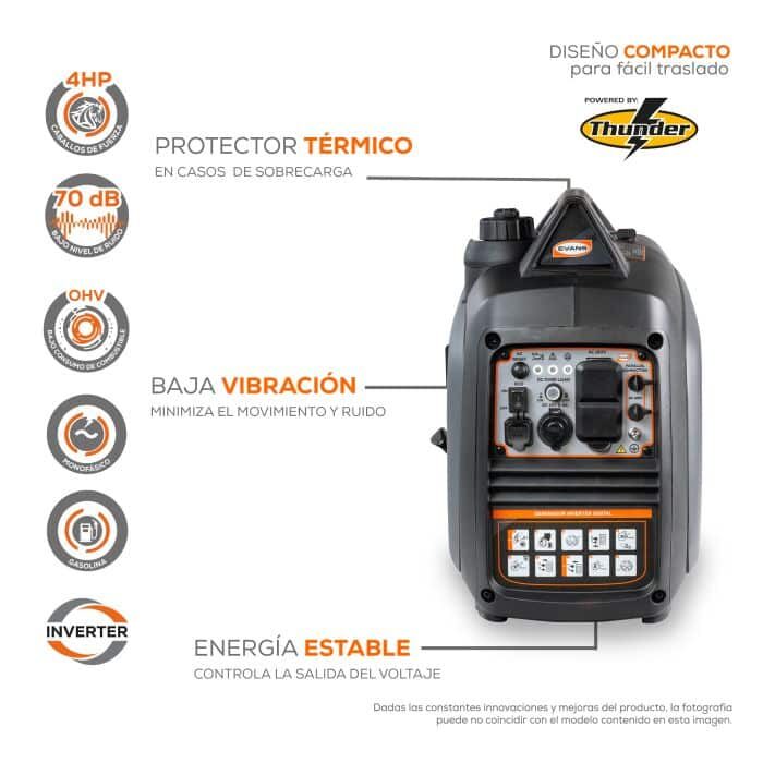 Generador de luz para casa GSI30MG0400TH, generador portatil.