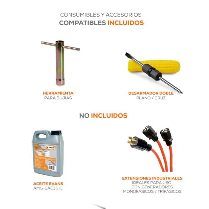 Generador de luz para casa GSI30MG0400TH, generador portatil.