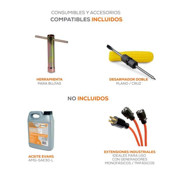 Generador de luz para casa GSI60MG0900THW, generador silencioso, generador portatil.