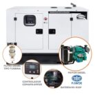 Planta de luz para negocio GTC27DM220, planta de luz diesel.