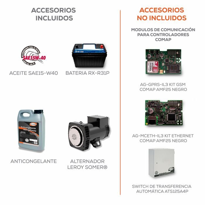 Planta de luz para negocio GTC27DM220, planta de luz diesel.