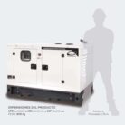 Planta de luz para negocio GTC27DM220, planta de luz diesel.