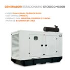 Planta de luz para negocio GTC500DM220B, generador 400kw.