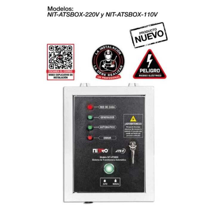 NIT-ATSBOX tablero de transferencia automática Nitro 110V 220V