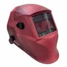 Careta MEGA FORCE RF509406 Lincoln Electric Cyber Red | Oscurecimiento automático DIN 9-13, 4 sensores de arco