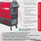 Funciones de la Cebora WIN TIG AC-DC 340 T: pantalla táctil de 7 pulgadas, pulsado hasta 2.5 kHz, TIG XP, APC, MIX y VRD