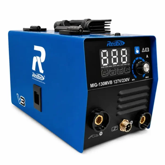 Soldadora Redbo MIG-130M VB Soldadora inversora Redbo MIG-130M VB bivoltaje 127V/230V multiproceso
