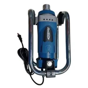 Motor para vibrador de concreto Redbo RB-CV-1600 de 1,600 W a 127 V con bastidor de tubo de acero
