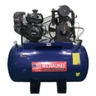 Compresor a gasolina Milwaukee GAS1480KE con motor Kohler de 14 HP y tanque horizontal de 80 galones