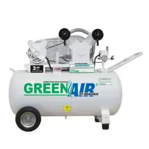 Compresor libre de aceite Milwaukee Green Air COMOL020H30L de 3 HP con tanque horizontal de 113 litros