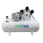 Compresor libre de aceite Milwaukee Green Air COMOL100H500T de 10 HP con tanque horizontal de 500 litros