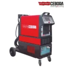 Soldadora TIG AC/DC Cebora WIN TIG AC-DC 450 T sobre carro portamáquina