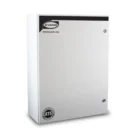 Switch de transferencia automática Evans ATS160A4P-M de 160 A y 4 polos en su gabinete metálico