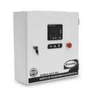 Switch de transferencia automática Evans ATS630A4P-G12 de 630 A con control de motor y el panel de control en la puerta del gabinete